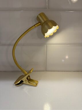 Hearth & Hand W/ Magnolia Metal & Brass LED Clip On Reading Book Light